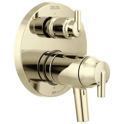 Delta Diverter Trim 3-setting In Polished Nickel