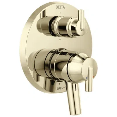 Delta Diverter Trim 6-setting In Polished Nickel