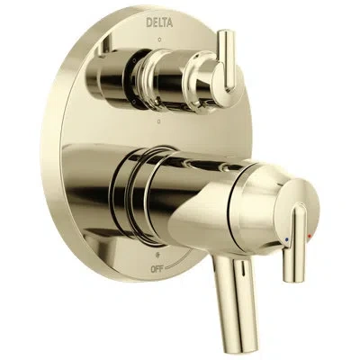 Delta Diverter Trim 6-setting In Polished Nickel
