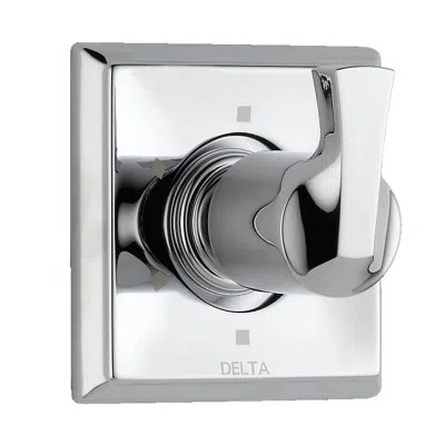 Delta Dryden Diverter Faucet Trim Only With Level Handles In Chrome