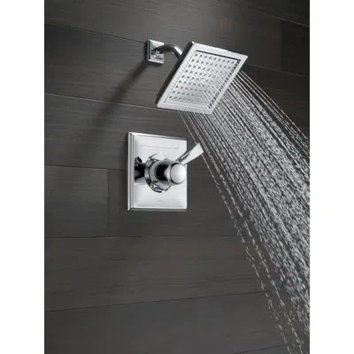 Delta Dryden Pressure-balanced Shower Faucet With Monitor In Chrome