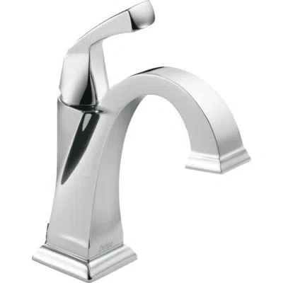 Delta Dryden Single Hole Bathroom Faucet With Drain Assembly, Single Handle Bathroom Sink Faucet In Chrome