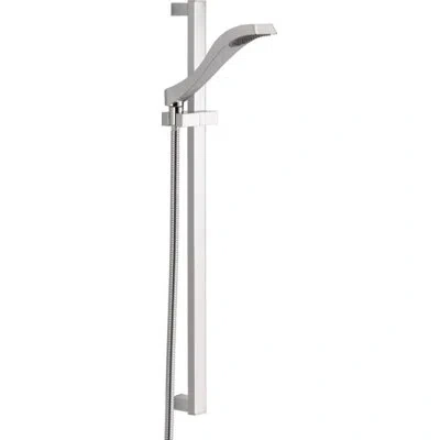 Delta Dryden Single-spray Slide Bar Hand Held Shower With Hose, Handheld Shower Head In Chrome