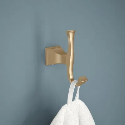 Delta Dryden Wall Mounted Robe Hook In Brilliance Champagne Bronze
