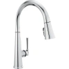 Delta Emmeline Pull Down Single Handle Kitchen Faucet In Lumicoat Chrome