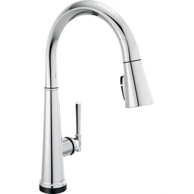 Delta Emmeline Pull Down Sprayer Touch Kitchen Sink Faucet, Touch Control Kitchen Faucet In Lumicoat Chrome