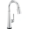 Delta Emmeline Pull Down Touch Single Handle Kitchen Faucet With Accessories In Lumicoat Chrome