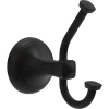 Delta Esato Double Towel Hook Bath Hardware Accessory In Matte Black