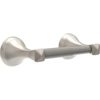 Delta Esato Wall Mount Spring-loaded Toilet Paper Holder Bath Hardware Accessory In Spotshield Brushed Nickel