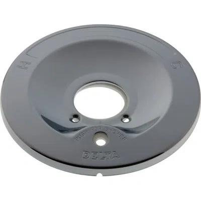 Delta Escutcheon Push Button Diverter In Chrome