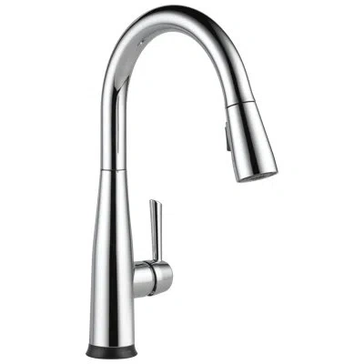 Delta Essa Pull Down Sprayer Touch And Voice Control Kitchen Sink Faucet, Touch Control Kitchen Faucet In Chrome