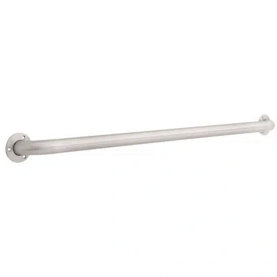 Delta Exposed Mounting Grab Bar In Stainless Steel In Silver