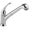 Delta Foundations Pull Out Single Handle Kitchen Faucet With Diamond Seal Technology In Chrome