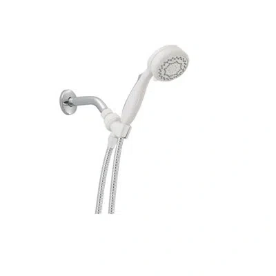 Delta Full/standard Adjustable Shower Head In White