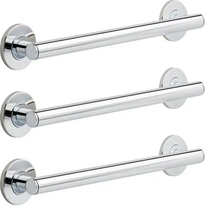 Delta Grab Bar In Silver