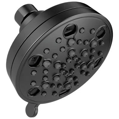 Delta H2okinetic 5-setting Contemporary Shower Head In Matte Black