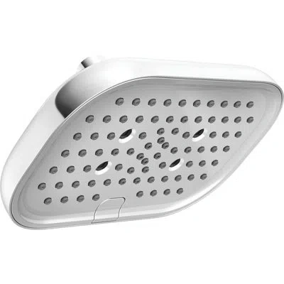 Delta H2okinetic® 6-setting 9-inch Raincan Shower Head In Lumicoat® Chrome