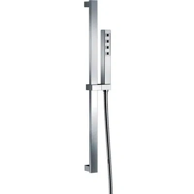 Delta H2okinetic Hand Shower With Slide Bar,single Spray Handheld Shower Head, Slide Bar Hand Shower In Chrome