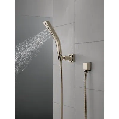 Delta Hand Shower With H2okinetic Technology In Lumicoat Polished Nickel