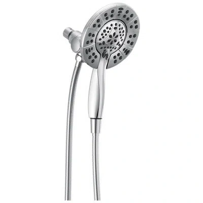 Delta In2ition 4-setting Dual Shower Head With Handheld Spray, Hand Shower 1.75 Gpm In Chrome