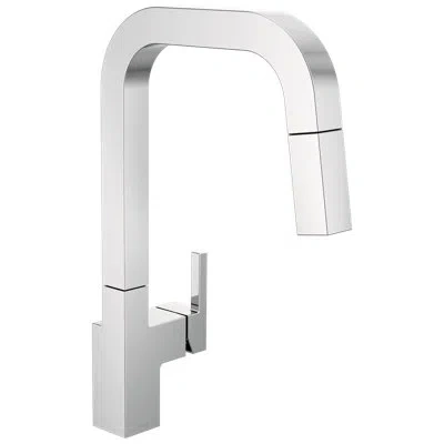 Delta Junction Pull Down Sprayer Single Handle Kitchen Sink Faucet In Chrome