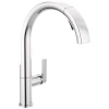 Delta Keele Pull Down Sprayer Single Handle Kitchen Sink Faucet In Chrome
