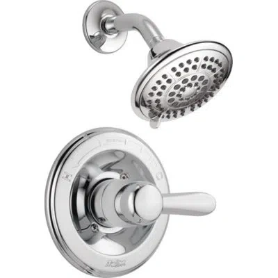 Delta Lahara 14 Series Single-function Shower Faucet Set, Shower Valve Trim Kit In Chrome