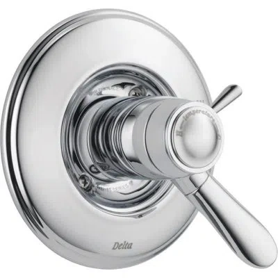 Delta Lahara Faucet Trim With Lever Handles In Chrome