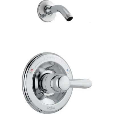 Delta Lahara Pressure Balance Shower Faucet Trim With Metal Lever Handle In Chrome