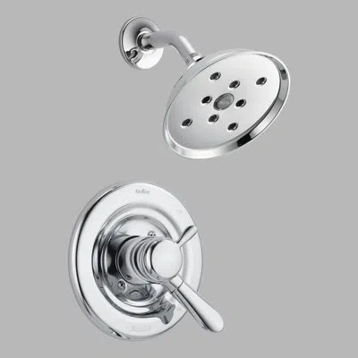 Delta Lahara Shower Faucet Trim With Lever Handles And H2okinetic Technology In Chrome