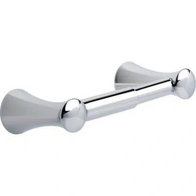 Delta Lahara Wall Mount Spring-loaded Toilet Paper Holder Bath Hardware Accessory In Chrome
