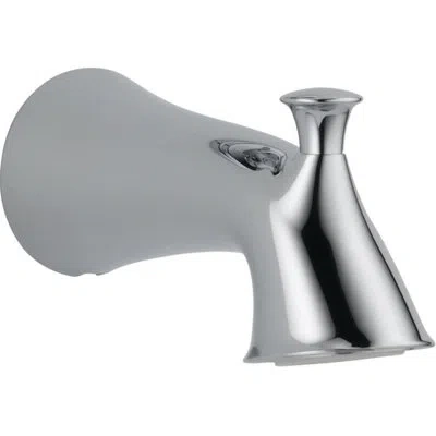 Delta Lahara Wall Mounted Tub Spout Trim With Diverter In White