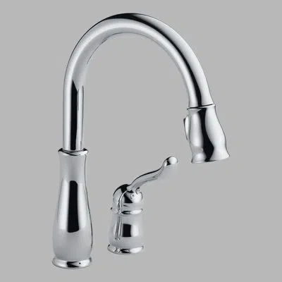 Delta Leland Pull Down Single Handle Kitchen Faucet With Magnatite® Docking And Diamond Seal Technology In Chrome