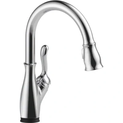 Delta Leland Pull Down Sprayer Touch Kitchen Sink Faucet, Touch Control Kitchen Faucet In Chrome