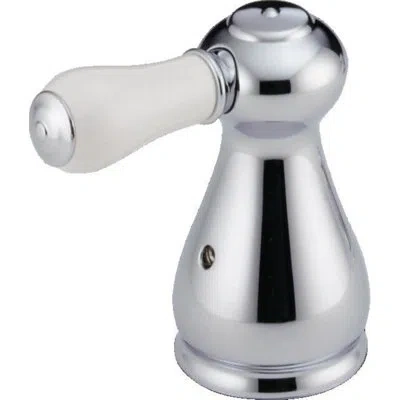 Delta Leland Single Porcelain Lever Handle Kit In Chrome