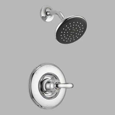 Delta Linden 14 Series Single-function Shower Faucet Set, Shower Valve Trim Kit In Chrome,touch-clean
