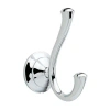 Delta Linden™ Double Towel Hook Bath Hardware Accessory In Chrome