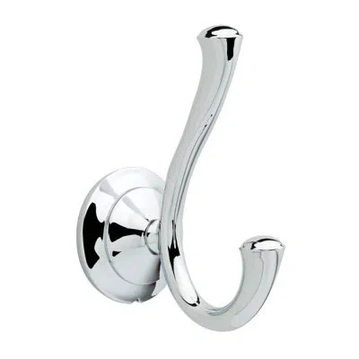 Delta Linden™ Double Towel Hook Bath Hardware Accessory In Chrome