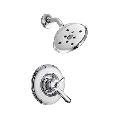Delta Linden Pressure-balanced Shower Faucet With H2okinetic Technology In Chrome