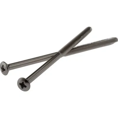 Delta Longer Escutcheon Trim Screws In Chrome