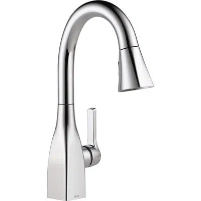 Delta Mateo Pull Down Single Handle Kitchen Faucet With Magnatite® Docking And Diamond Seal Technology In Chrome