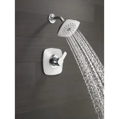 Delta Modern 14 Series Single-function Shower Faucet Set, Shower Valve Trim Kit In Chrome