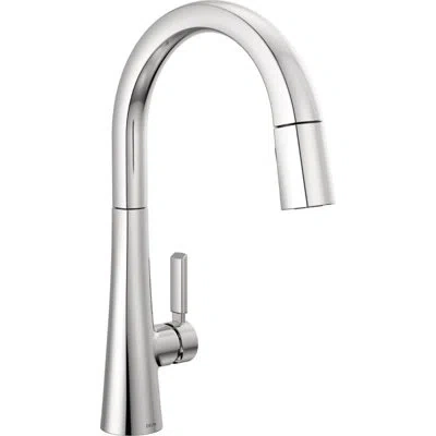 Delta Monrovia Pull Down Single Handle Kitchen Faucet In Chrome