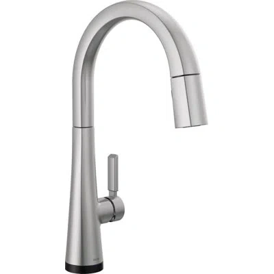Delta Monrovia Touch Kitchen Faucet With Pull Down Sprayer In Arctic Stainless
