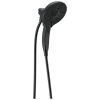 Delta Multi Function Dual Shower Head With H2okinetic Technology In Matte Black