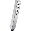 Delta Multi Function Fixed Shower Head With H2okinetic Technology In Lumicoat Chrome