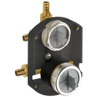 Delta Multichoice Universal With Integrated Diverter Rough In Gold;silver