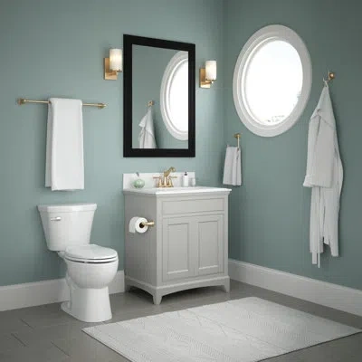 Delta Mylan 4-piece Bath Hardware Set 18 To 24 In. Towel Bar, Toilet Paper Holder, Towel Ring, Towel Hook In Champagne Bronze