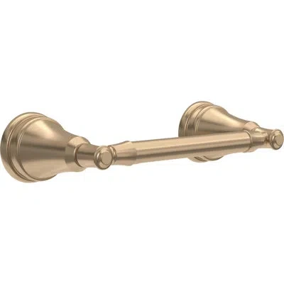 Delta Mylan Wall Mount Pivot Arm Toilet Paper Holder Bath Hardware Accessory In Champagne Bronze