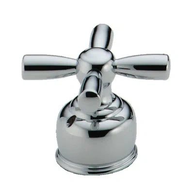 Delta Neostyle Contemporary/modern Metal Cross Handle In Chrome